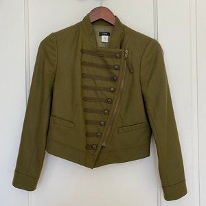 J. Crew Military Cropped Jacket